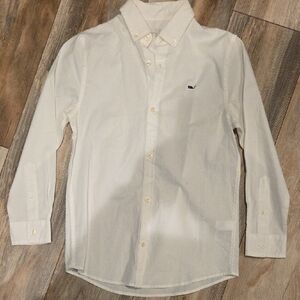 Vineyard Vines Classic White Kids Button Down Shirt